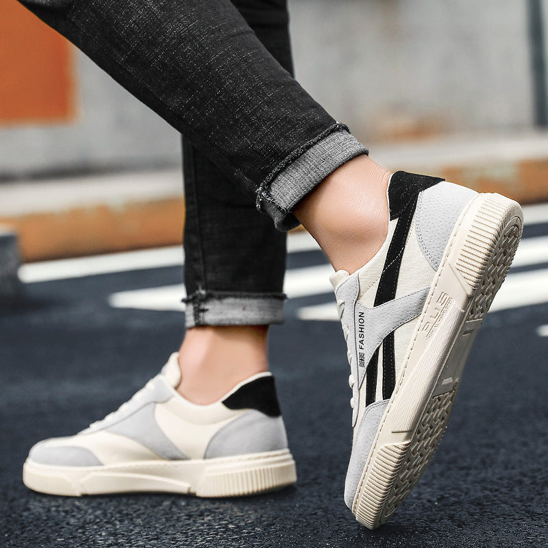 Sapatos masculinos casuais sapatos brancos