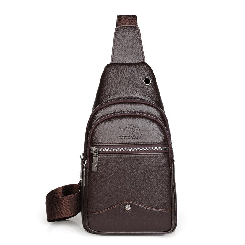 Bolsa de peito masculina um ombro mensageiro casual