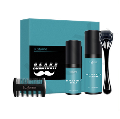 Beard Growth Líquido Conjunto de Cuidados com a Barba