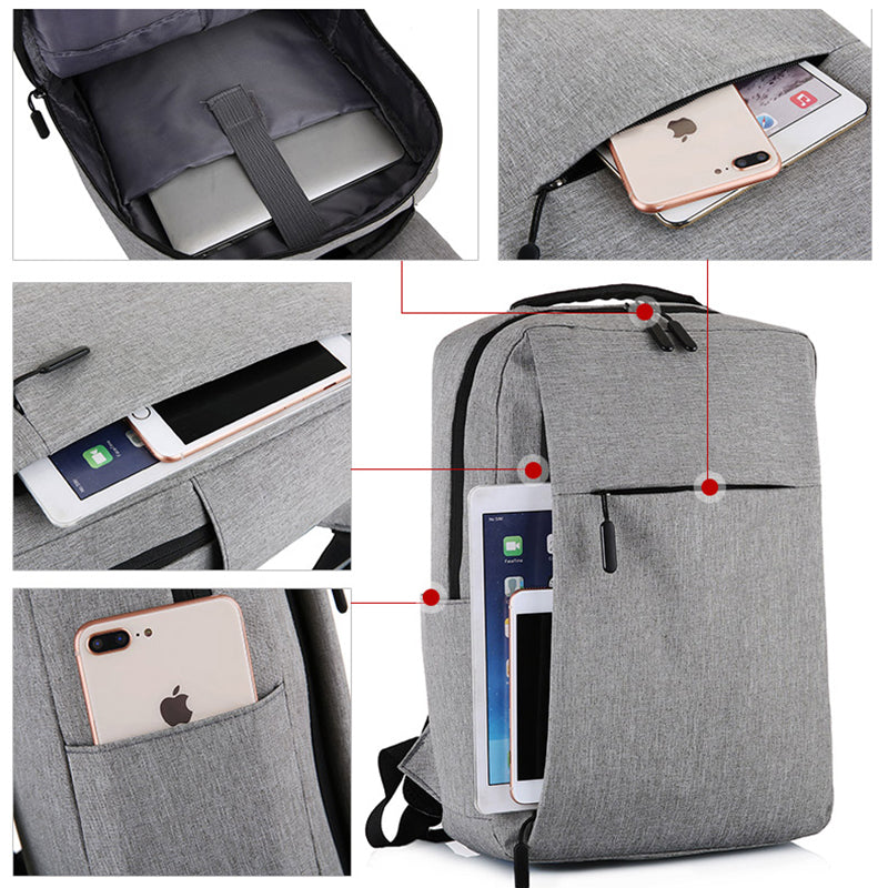 Nova Mochila USB para Laptop Mochila Escolar Mochila Antifurto Mochila Masculina Mochila de Viagem Mochila de Lazer Masculina Mochila Feminina Gril