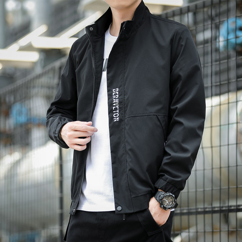 Jaqueta casual masculina uniforme de beisebol roupas da moda