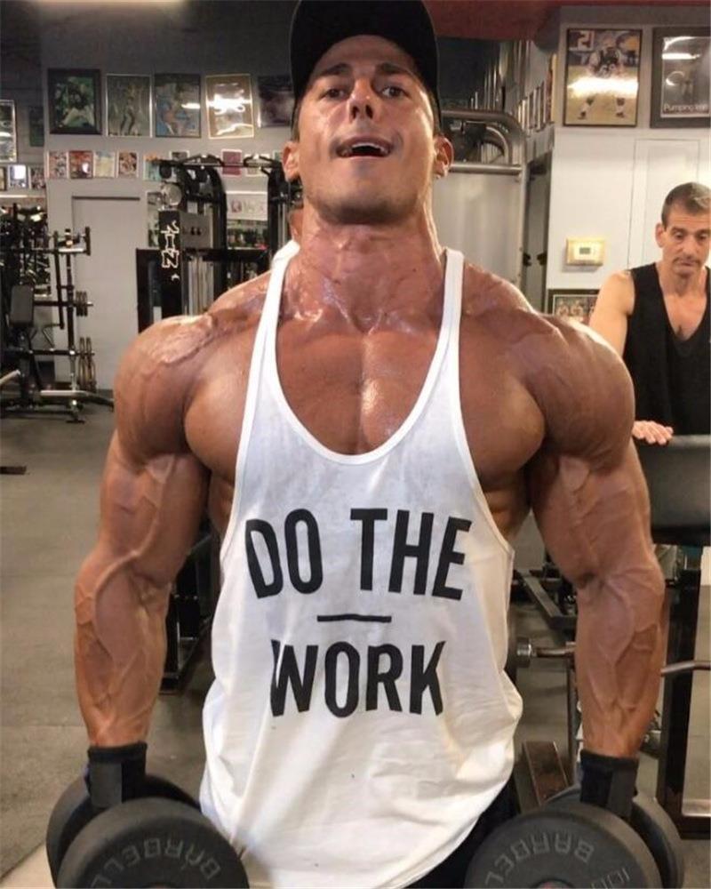 Roupas de musculação para treinamento esportivo muscular sem mangas