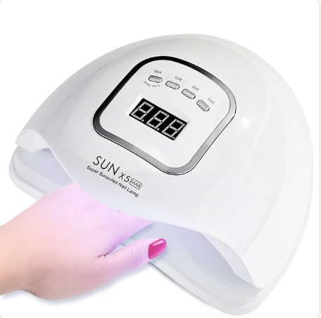 Conjunto de máquina de fototerapia de unhas de 80 W