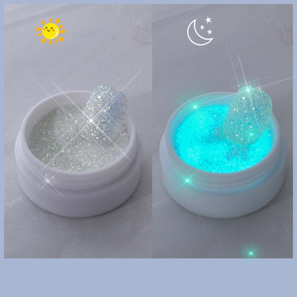Nail Art Jóias Glowing Sugar Glow Powder