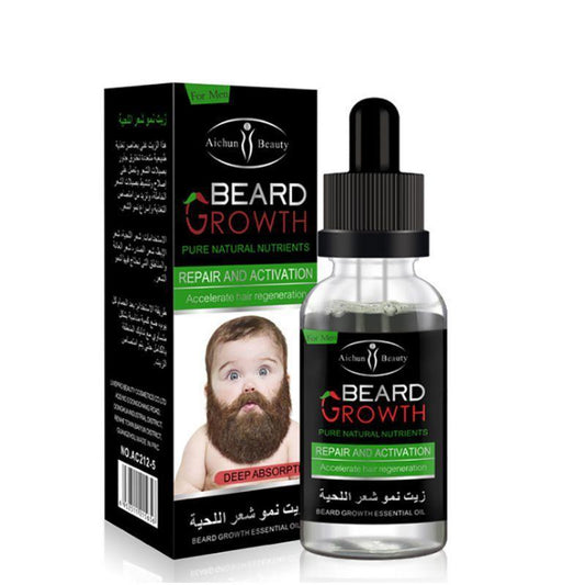 Óleos Essenciais para Barba Manutenção Suave Cuidado Nutritivo para Barba Óleo Essencial para Reparo de Barba