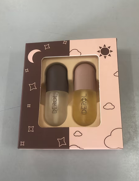 Óleo de preenchimento labial instantâneo diurno e noturno, transparente, duradouro, nutritivo, reparador, reduz linhas finas dos lábios, cuidados com os lábios, beleza cosmética para os lábios