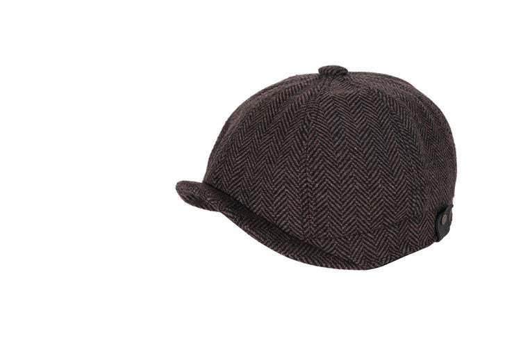 chapéu octogonal estilo britânico