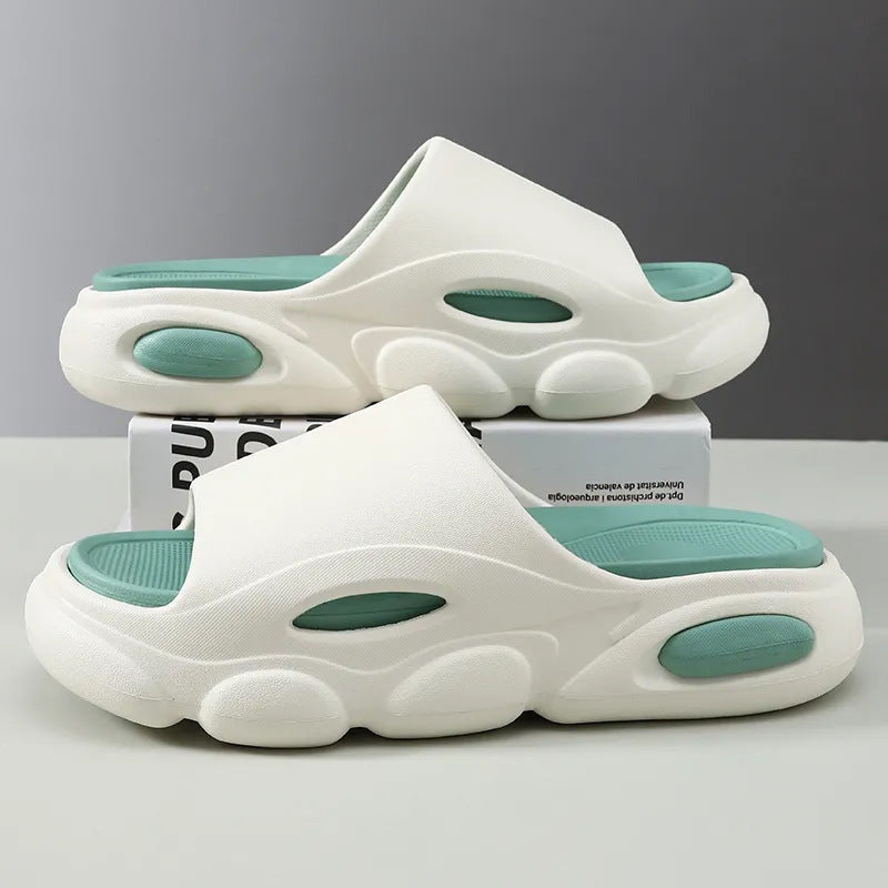 Moda Masculina Casual Plataforma Antiderrapante Chinelos
