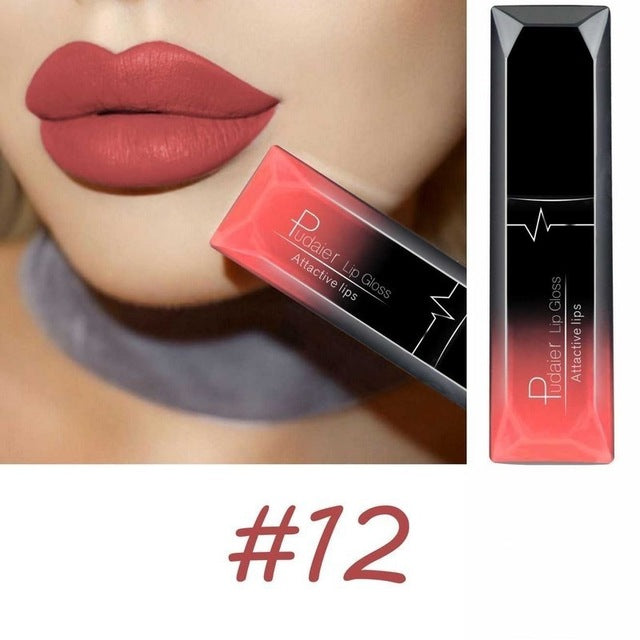 Maquiagem matte batom gloss labial matte