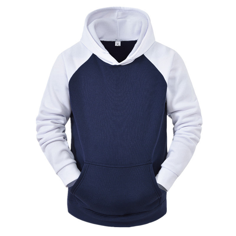 Moletom com capuz casual masculino para outono e inverno.