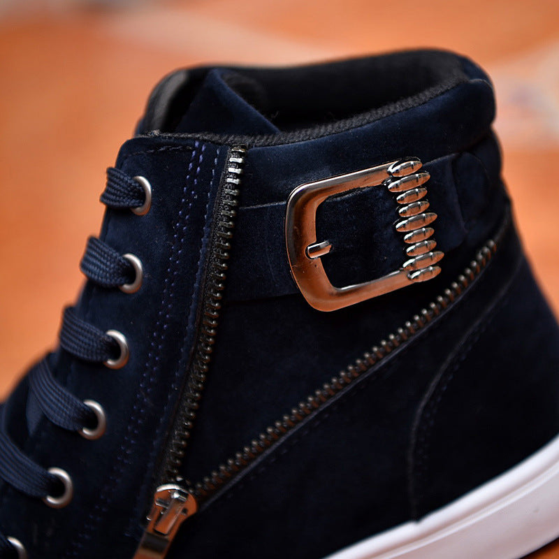 Botas Martin Masculinas Fivela de Cinto Tênis Masculinos da Moda