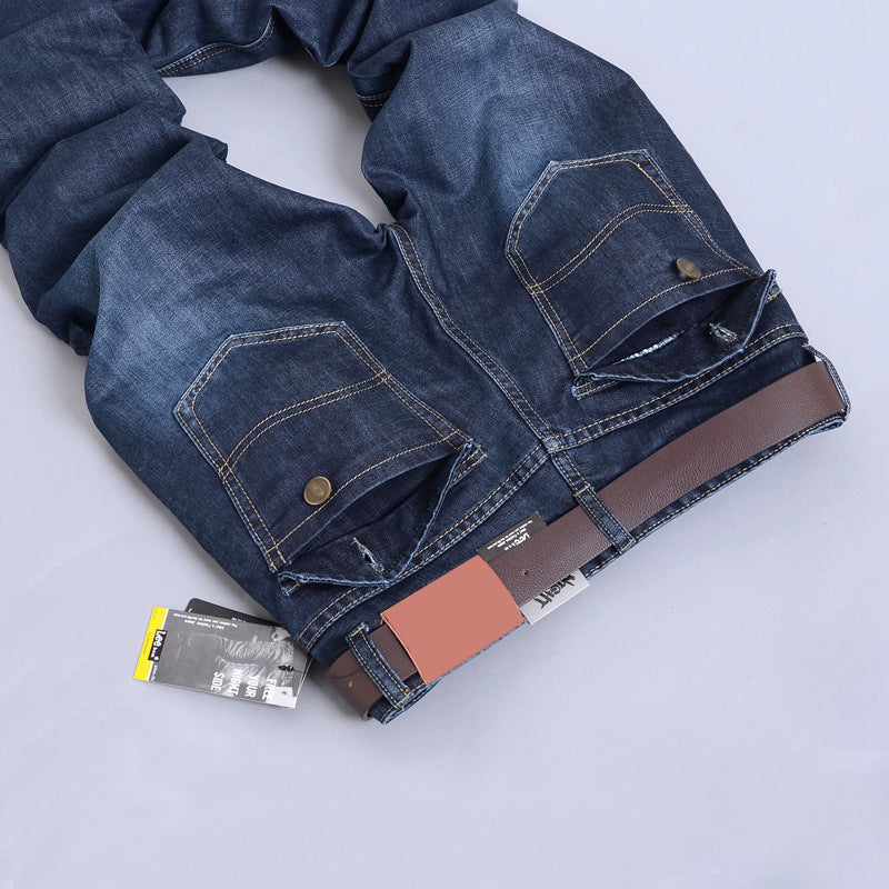 Explosivo Outono Inverno Novo Jeans Slim Masculino