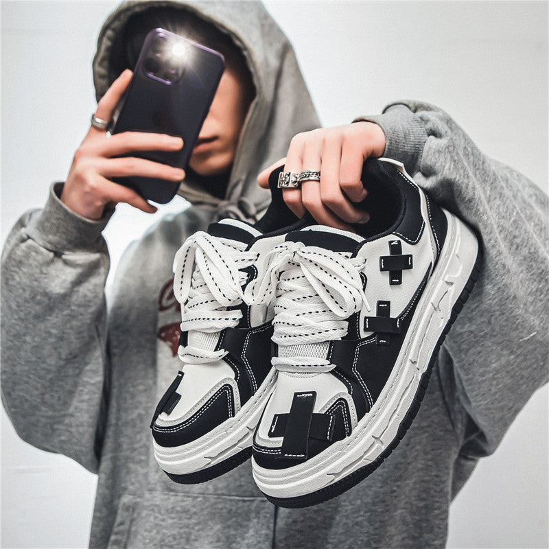 Sapatos casuais versáteis elevados para homens