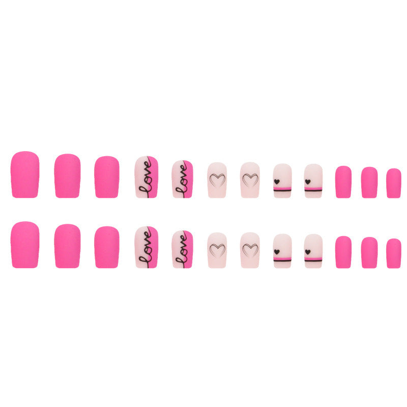 Manicure Dia dos Namorados Unhas Postiças Amor