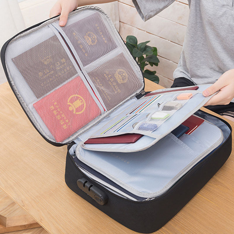 Bolsa de armazenamento de documentos multicamadas