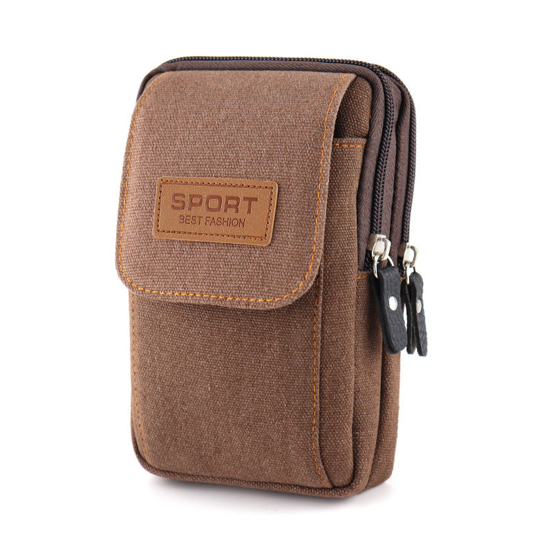 Bolsa de lona multifuncional para pendurar celular