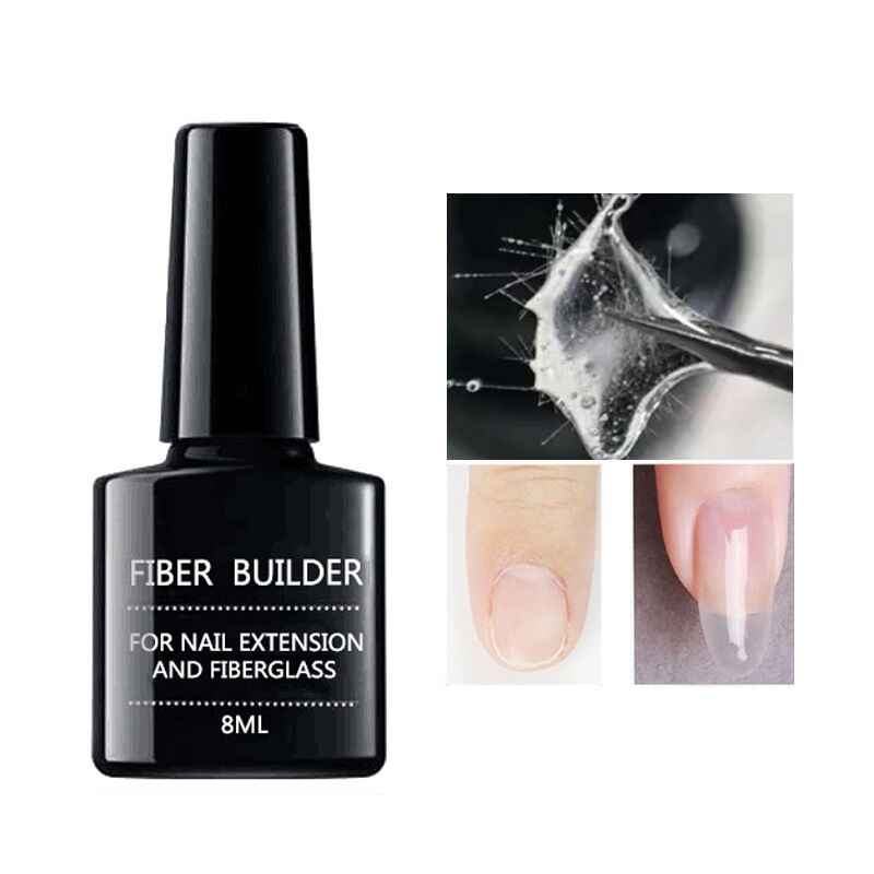 Fiber Bulider Gel para unhas Construção rápida Reparo Unhas quebradas Soak Off Gel UV