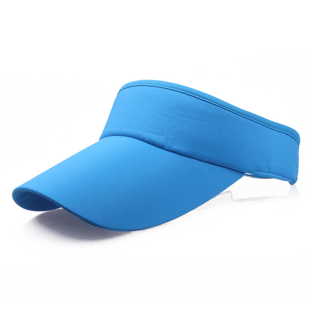 Chapéu de sol Viseira Bonés Verão Praia Chapéu de sol Esporte Faixa de cabeça Clássico Boné Ajustável Chapéu de beisebol com viseira esportiva