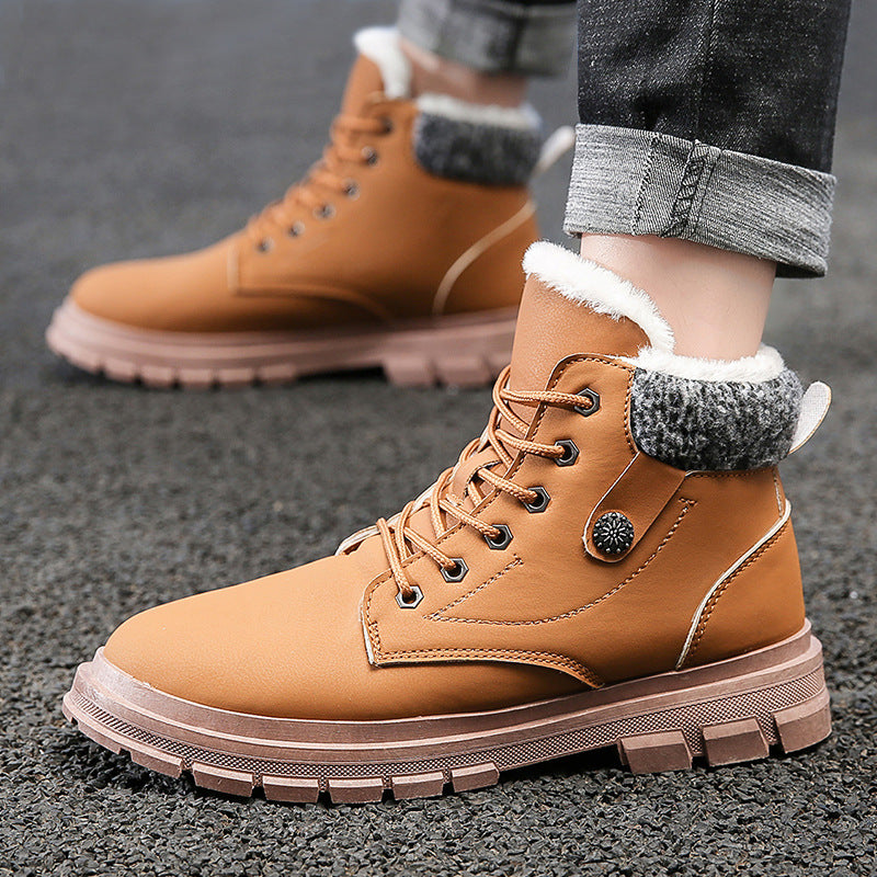 Botas Martin de algodão botas curtas