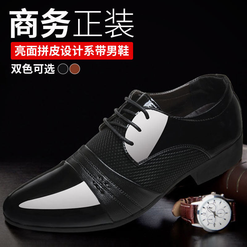 Sapatos casuais de negócios da moda masculina Sapatos formais de couro