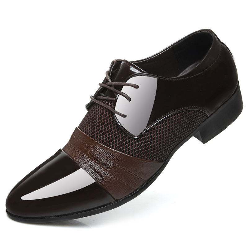 Sapatos casuais de negócios da moda masculina Sapatos formais de couro