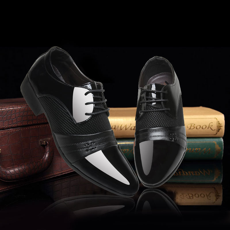 Sapatos casuais de negócios da moda masculina Sapatos formais de couro