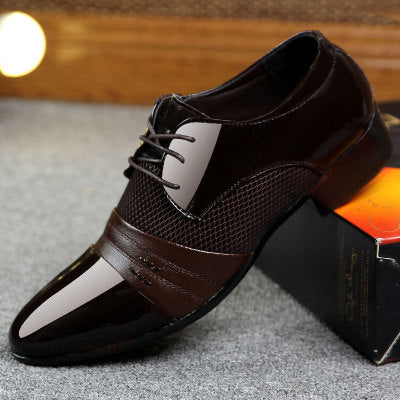 Zapatos casuales de negocios de moda para hombres Zapatos formales de cuero