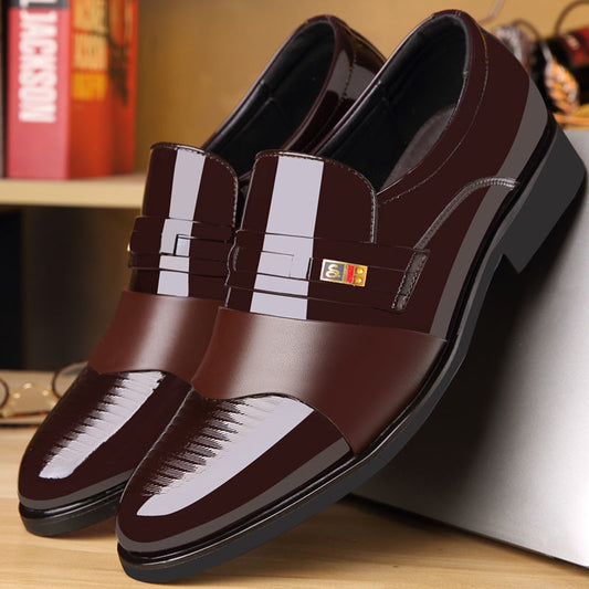 Conjunto de zapatos casuales de cuero negro