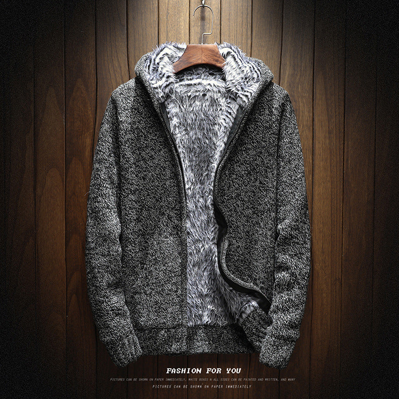 Suéter masculino de outono e inverno, suéter de malha coreana