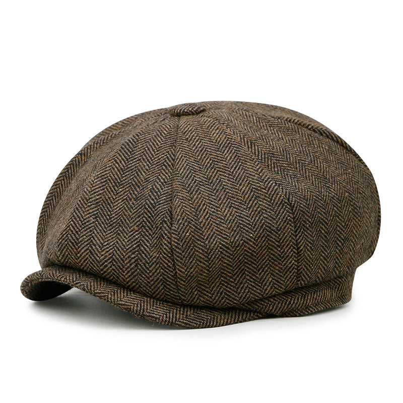 Chapéu de pintor de inverno masculino para atividades ao ar livre