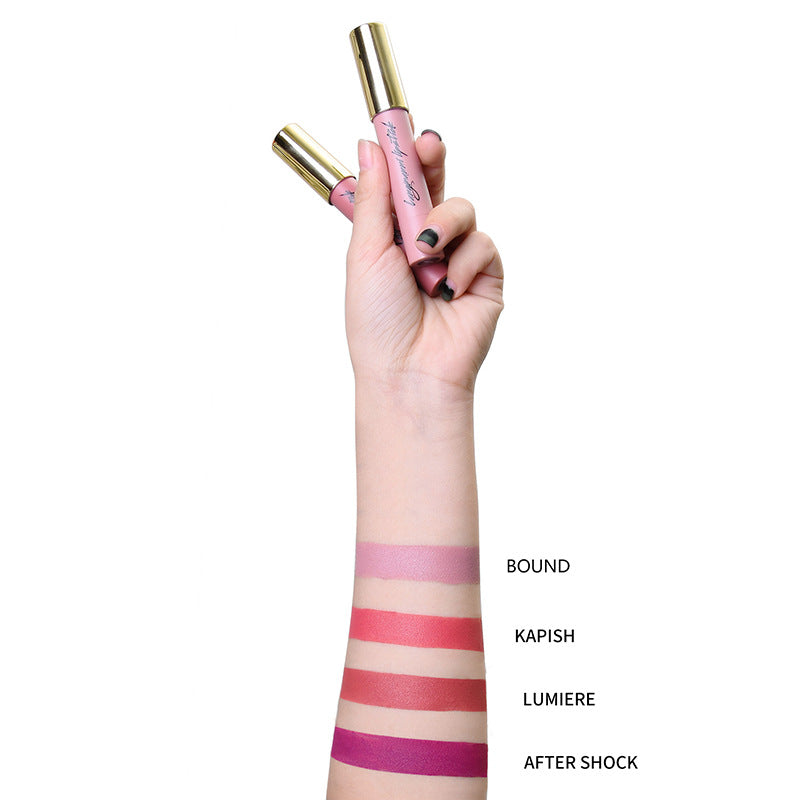Conjunto de quatro batons batom hidratante fosco caneta