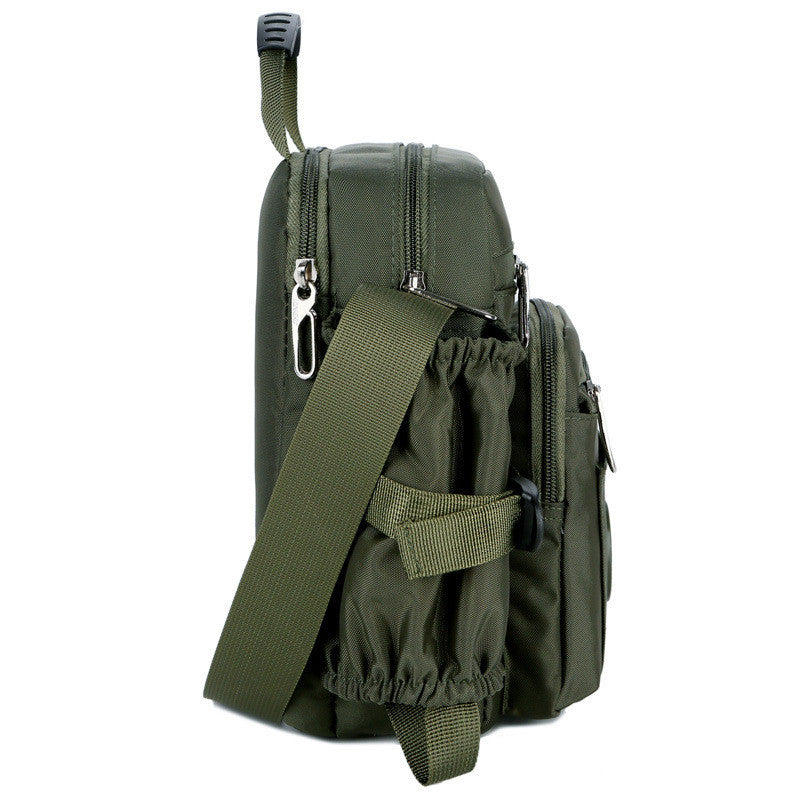 Bolsa de ombro mensageiro de nylon grande capacidade masculina