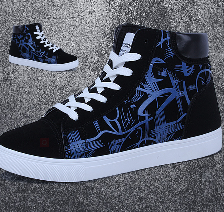 Sapatos de cano alto de primavera, edição coreana, sapatos masculinos 