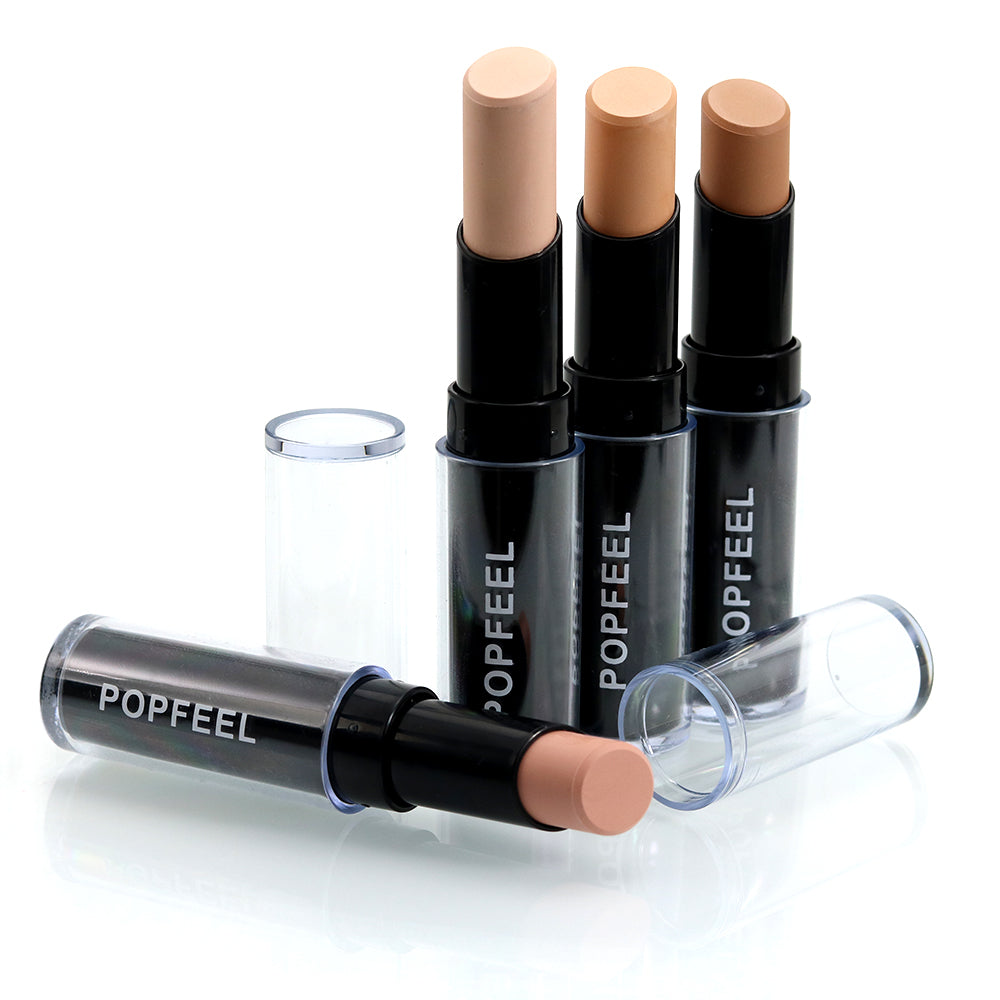 Corretivo de cabeça única de 4 cores, caneta de bicho-da-seda