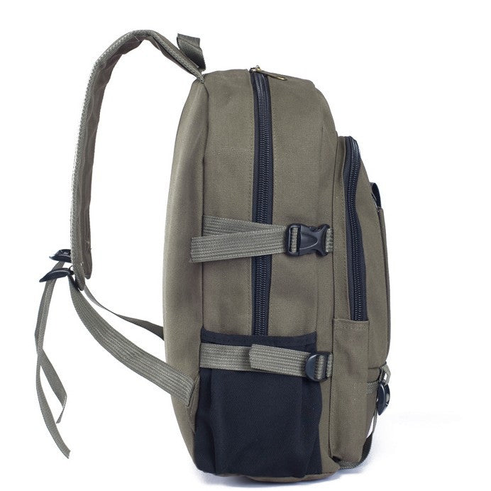 Mochilas Masculinas Mochila de Lona Bolsas de Estudante