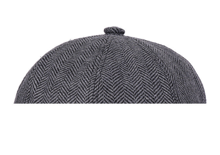 chapéu octogonal estilo britânico