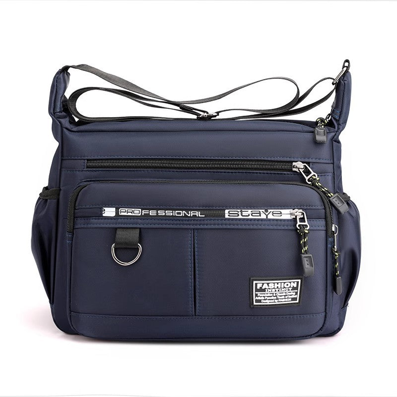 Bolsa de ombro grande capacidade com vários bolsos crossbody