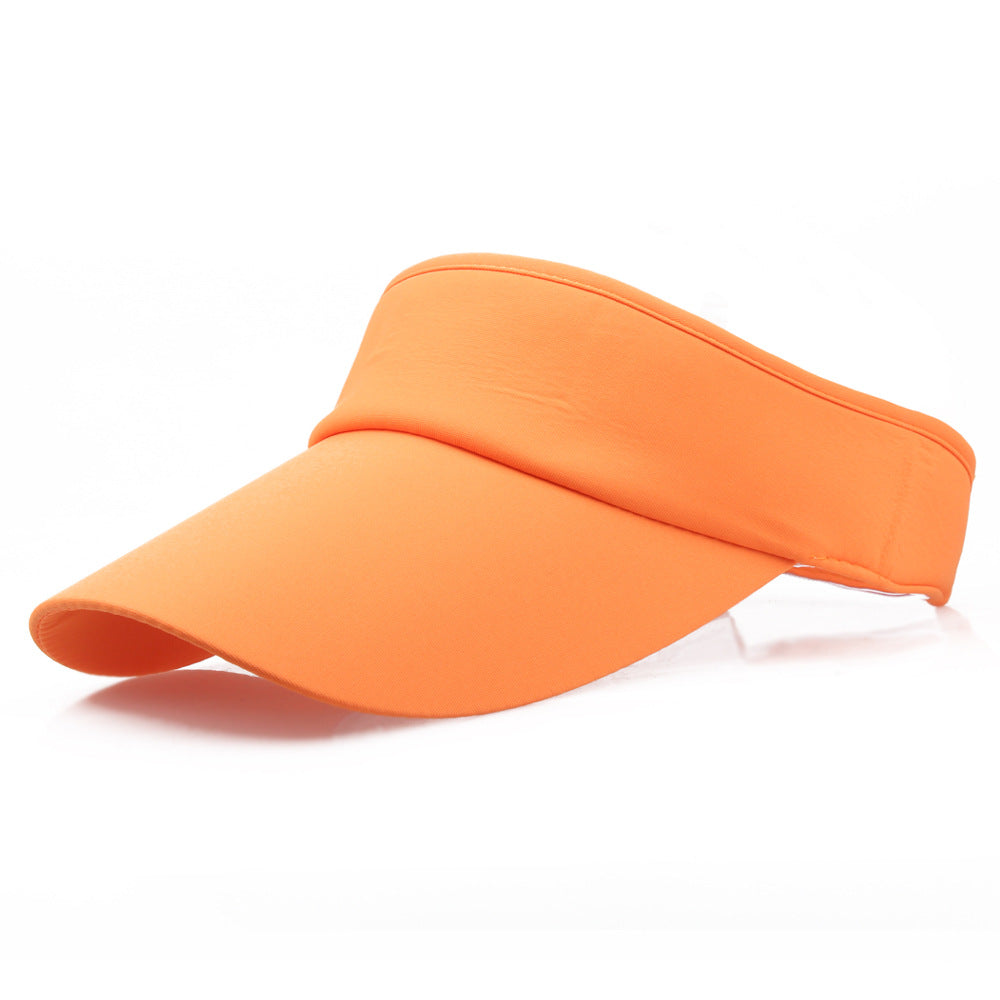 Chapéu de sol Viseira Bonés Verão Praia Chapéu de sol Esporte Faixa de cabeça Clássico Boné Ajustável Chapéu de beisebol com viseira esportiva