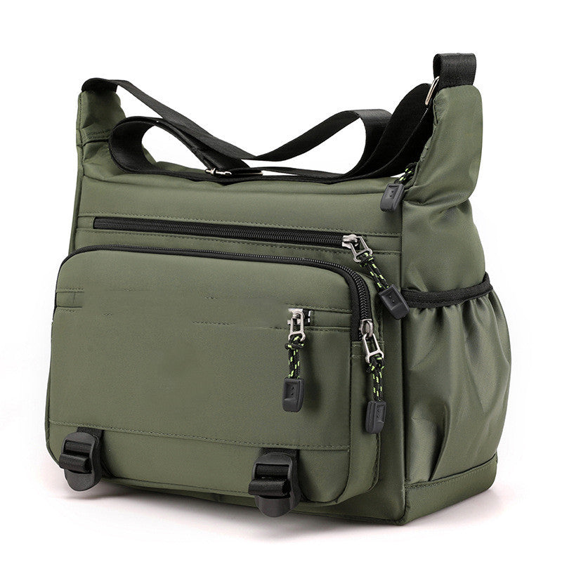 Moda Masculina Casual Bolsa Crossbody de Grande Capacidade