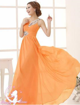 Vestido de dama de honra de casamento de venda rápida 2021, vestido de noite de banquete, anfitrião de jantar de ombro único, vestido de noite, vestido de banquete para meninas