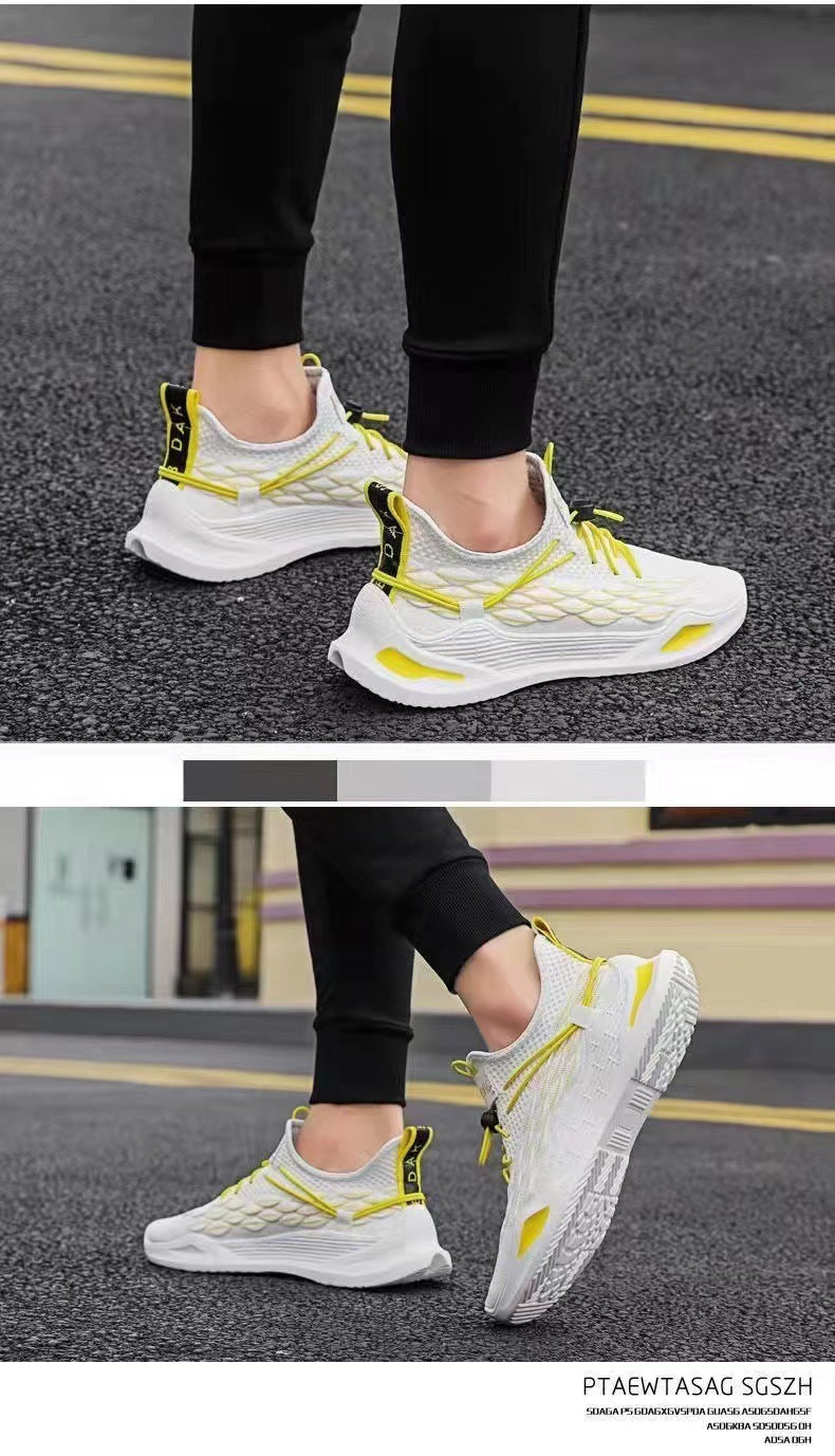 Tênis casuais respiráveis, leves, moda, tênis de corrida