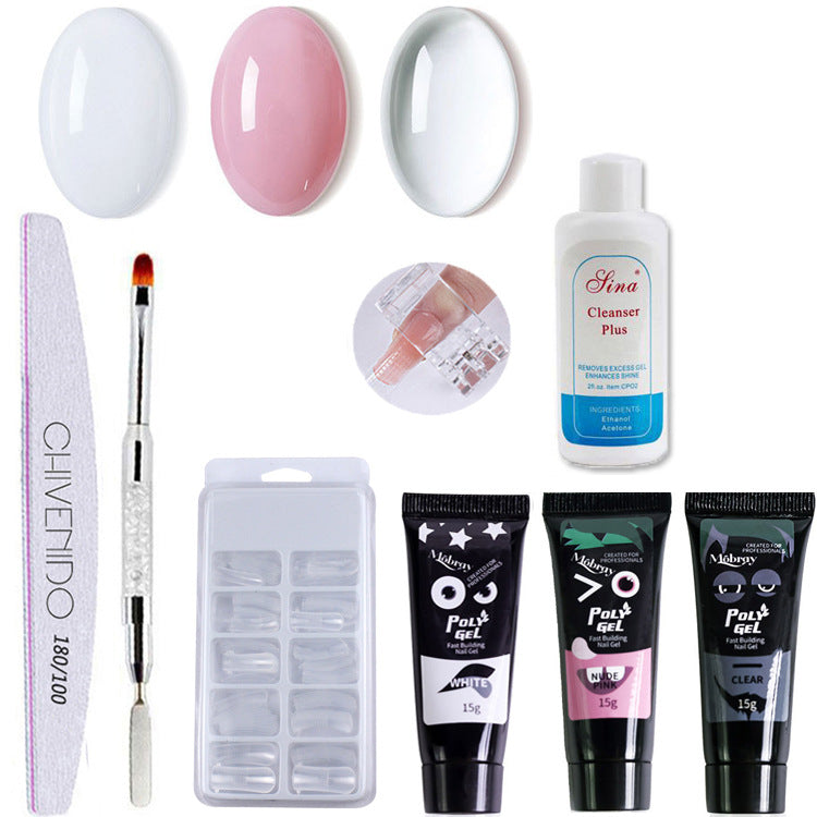 Extensor de cristal para unhas