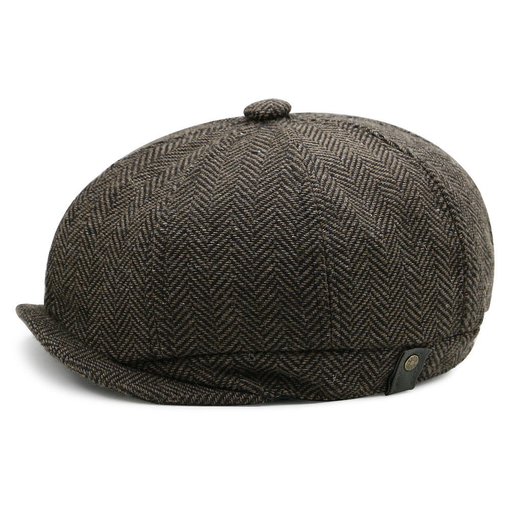 Chapéu de pintor de inverno masculino para atividades ao ar livre