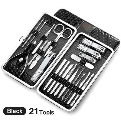 Conjunto combinado de ferramentas para manicure