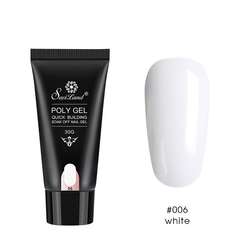 Conjunto de unhas de gel de cristal de gel de extensão rápida