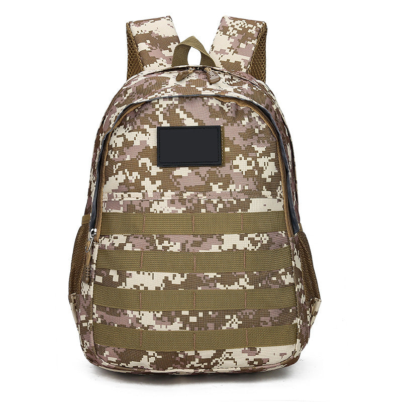 Mochila camuflada para atividades ao ar livre, mochila de grande capacidade, bolsa escolar para estudantes, masculina e feminina