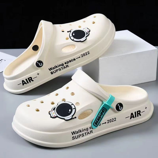 Zapatillas con decoración de astronauta, zapatos de verano para interior y exterior, para jardín