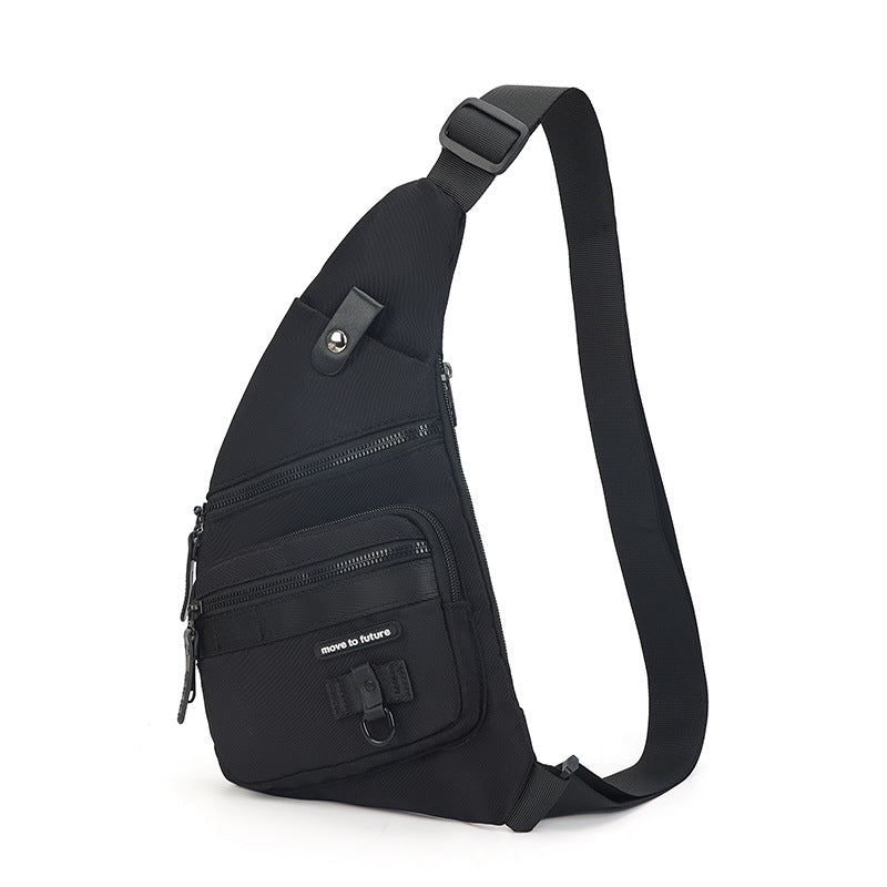 Bolsa de peito casual masculina transversal