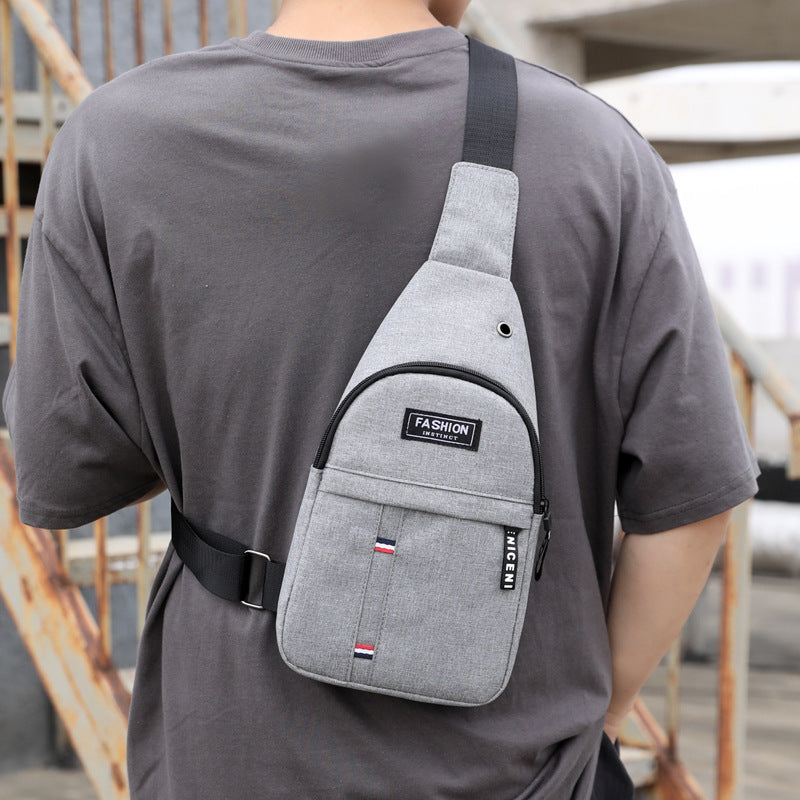 Bolsa mensageiro masculina casual esportes ao ar livre multifuncional
