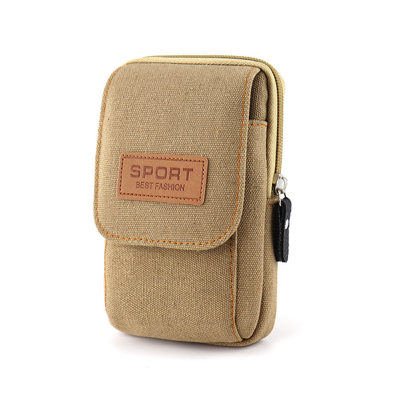Bolsa de lona multifuncional para pendurar celular